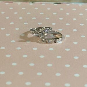 Engagement & wedding ring set